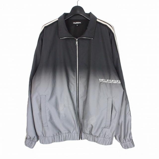 【中古】バラバサス VALABASAS PINS GREY MULTI JACKET トラックジャケット M グレー メンズ