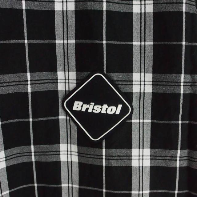 【中古】ウィンダンシー WIND AND SEA × エフシーレアルブリストル F.C.Real Bristol コラボ チェック ビッグロゴ_4