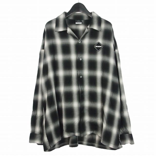 【中古】エフシーレアルブリストル F.C.Real Bristol FCRB 24SS BIG LOGO L/S BAGGY 長袖 シャツ オンブレチェック L