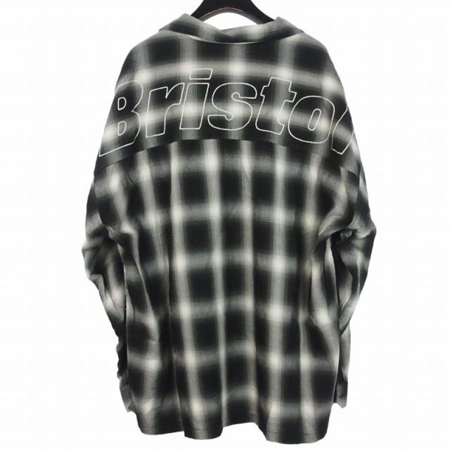 【中古】エフシーレアルブリストル F.C.Real Bristol FCRB 24SS BIG LOGO L/S BAGGY 長袖 シャツ オンブレチェック L_1