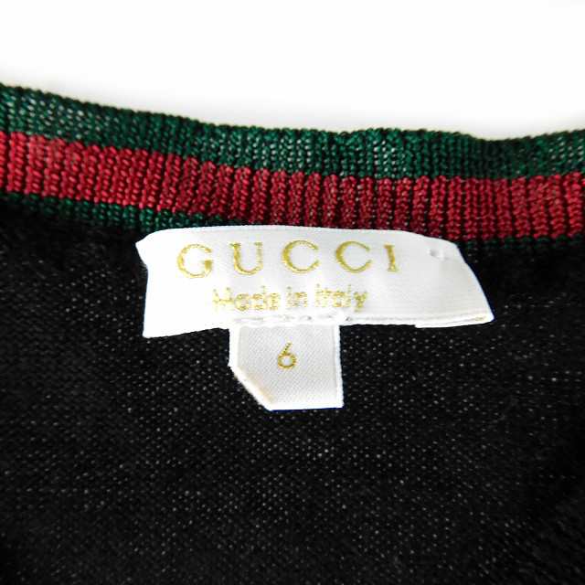 GUCCI シェリーライン ニットワンピース パールボタン キッズ 4歳 子供服-