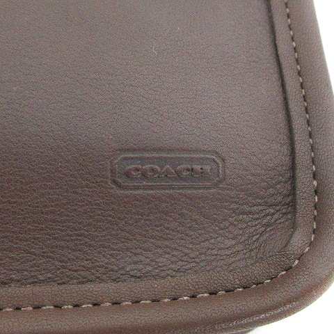 中古】コーチ COACH オールドコーチ スクエアポーチ レザー