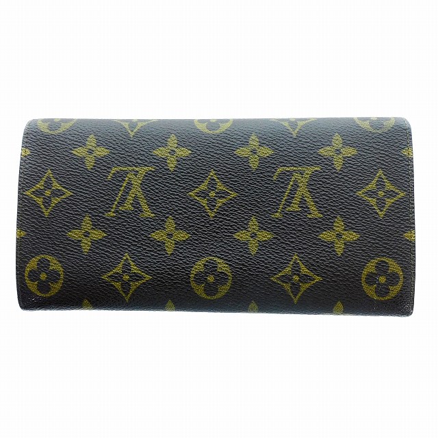 【美品】ルイヴィトン　モノグラム　ポルトモネ クレディ　二つ折り　長財布 LOUIS VUITTON ルイヴィトン 長財布 /ファスナー/二つ折り