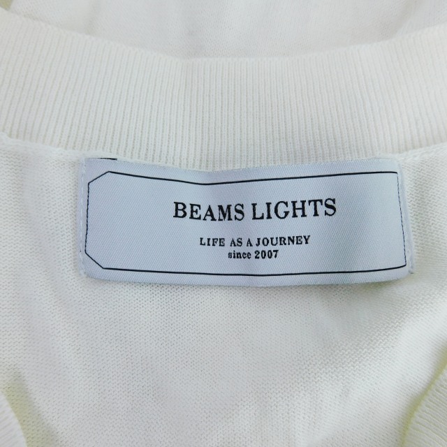 中古】ビームスライツ BEAMS Lights ニット カーディガン 五分袖 V
