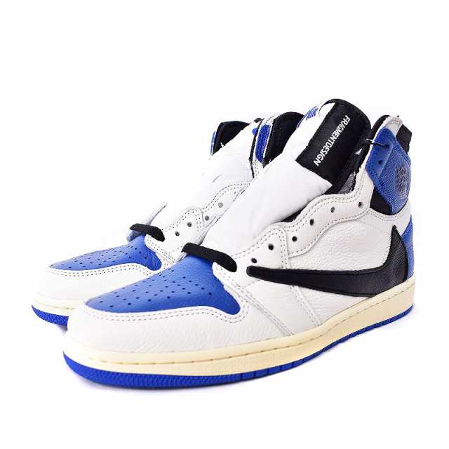 中古】ナイキ NIKE TRAVIS SCOTT × FRAGMENT × NIKE AIR JORDAN 1 HIGH