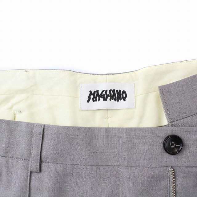 MAGLIANO アシンメトリー カットオフスラックス | angeloawards.com