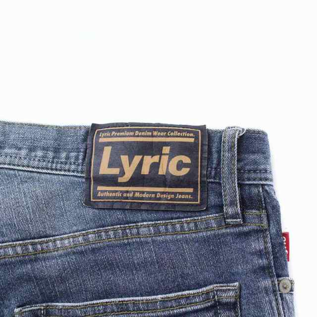 中古】リリック Lyric デニムパンツ スキニージーンズ ダメージ加工 L