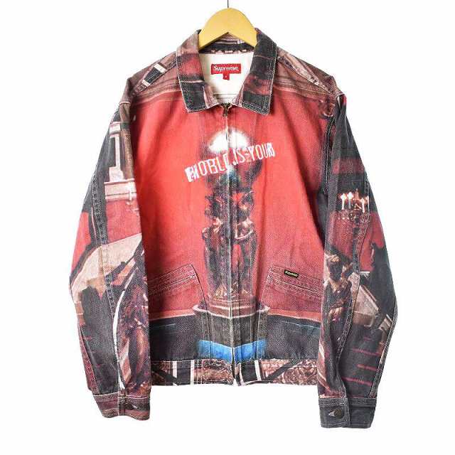 【中古】シュプリーム SUPREME スカーフェイス SCARFACE 17AW the World Is Yours Denim Jacket  デニム ジャケット S｜au PAY マーケット