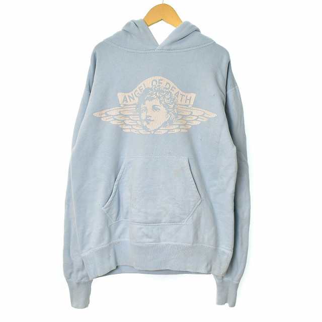 【中古】SAINT MICHAEL セントマイケル 21SS HOODIE ANGEL エンジェル パーカー フーディー トレーナー  ダメージ加工｜au PAY マーケット