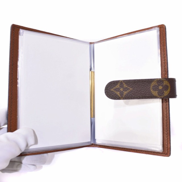 【中古】ルイヴィトン LOUIS VUITTON モノグラム ポシェット フォトケース アルバム 写真入れ 茶 ブラウン M58817 ｜au PAY  マーケット