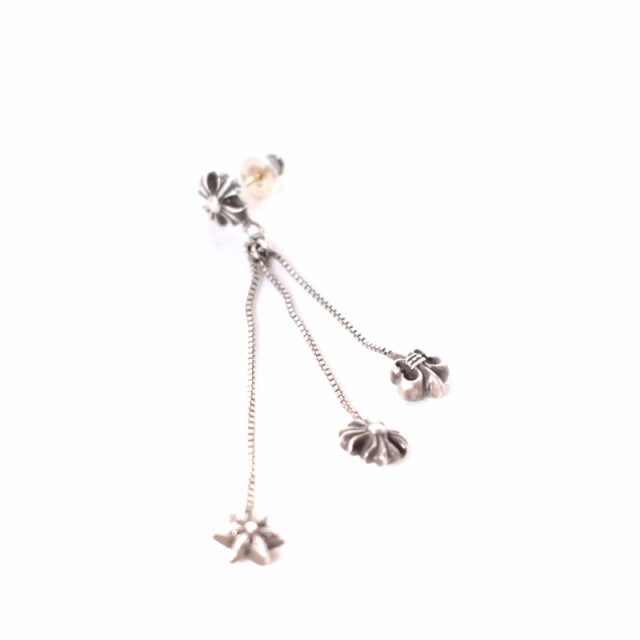 中古】クロムハーツ CHROME HEARTS Earrings JOJO 3 Charm ピアス CH