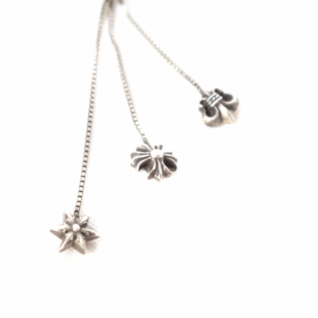 中古】クロムハーツ CHROME HEARTS Earrings JOJO 3 Charm ピアス CH