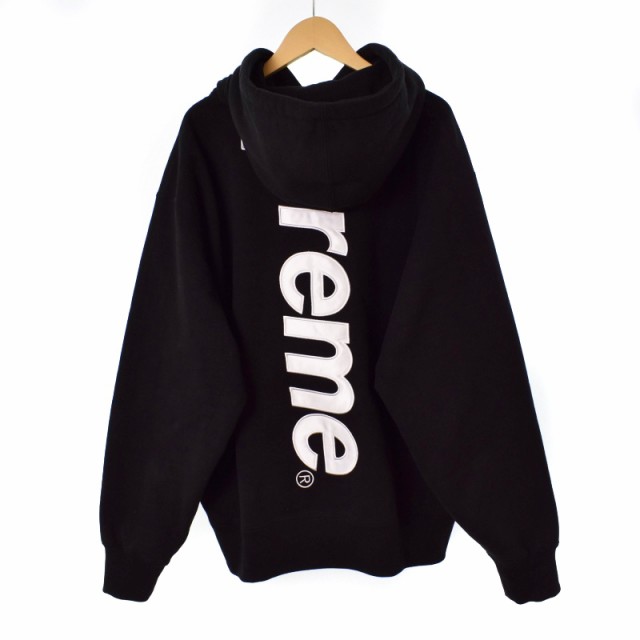 中古】シュプリーム SUPREME 22AW Satin Applique Hooded Sweatshirt