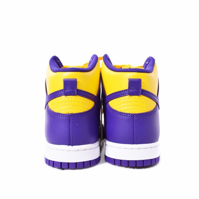 中古】未使用品 ナイキ NIKE Dunk High Retro Lakers ダンクハイ