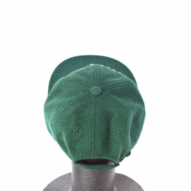 HUMAN MADE 22FW 6PANEL WOOL CAP GREEN | hartwellspremium.com