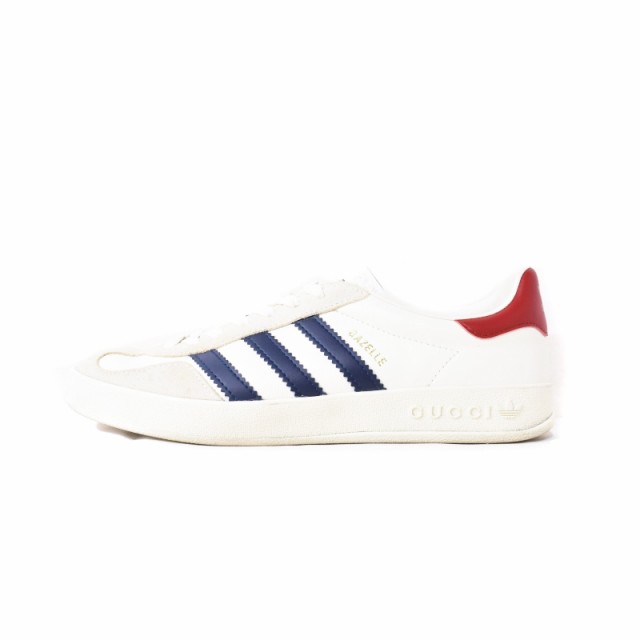 中古】グッチ GUCCI アディダス adidas ガゼル ストライプ スニーカー 