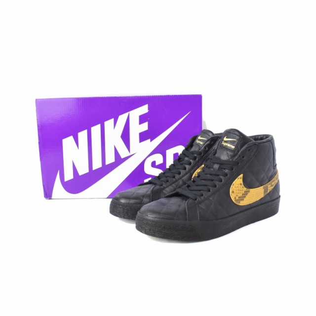 中古】ナイキ エスビー NIKE SB シュプリーム Supreme BLAZER MID QS