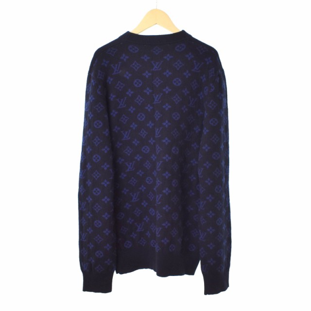 【中古】ルイヴィトン LOUIS VUITTON 19AW ハーフアンドハーフ モノグラム ニット セーター 長袖 カシミヤ HGN41WIXW｜au  PAY マーケット