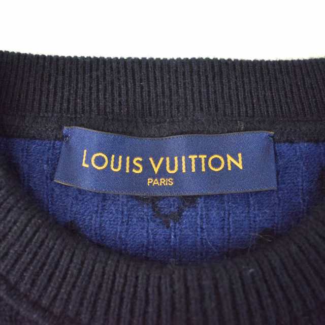 LOUIS VUITTON 19AW モノグラム カシミヤセーター (ブラック)