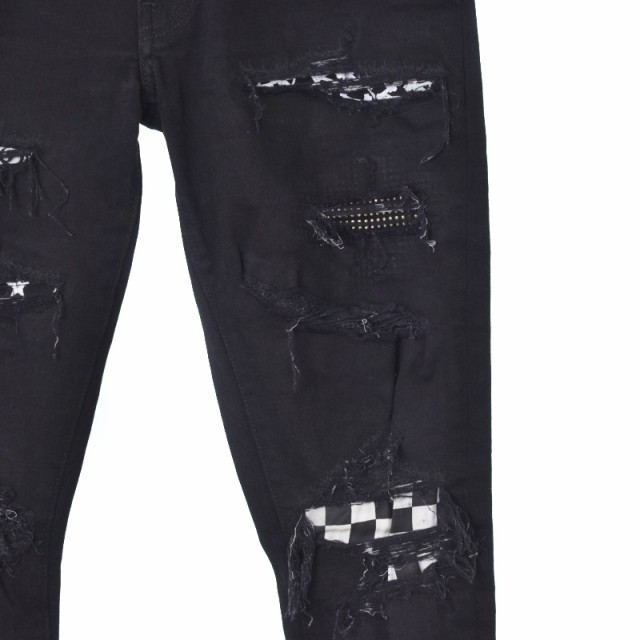 中古】アミリ AMIRI MX1 デニムパンツ ジーンズ ダメージ加工 ...