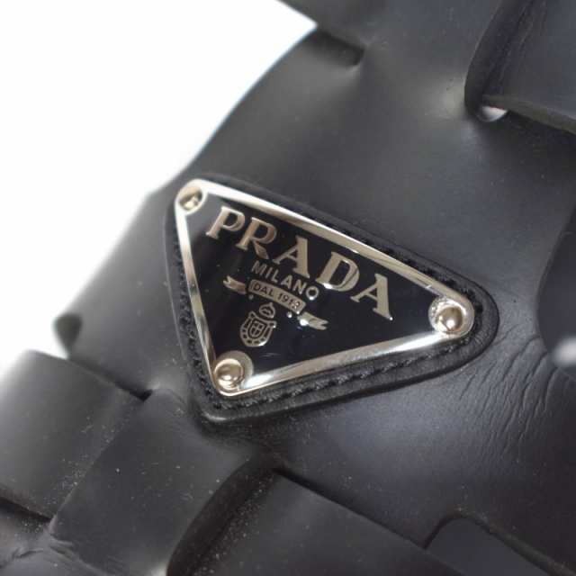 中古】プラダ PRADA モリノス フォームラバーサンダル グルカサンダル