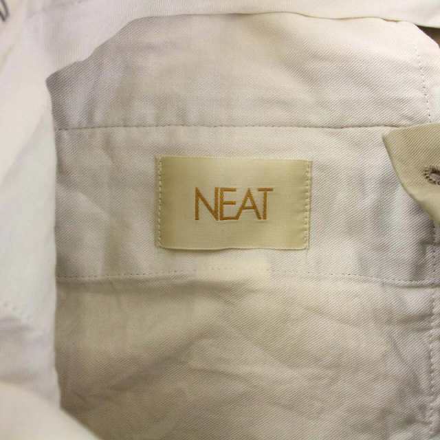 中古】ニート NEAT 2タックショーツ ショートパンツ コットン ボタン