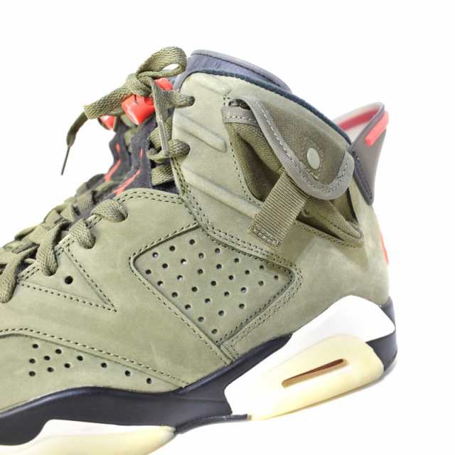 中古】ナイキ NIKE Travis Scott Air Jordan 6 Retro Medium Olive