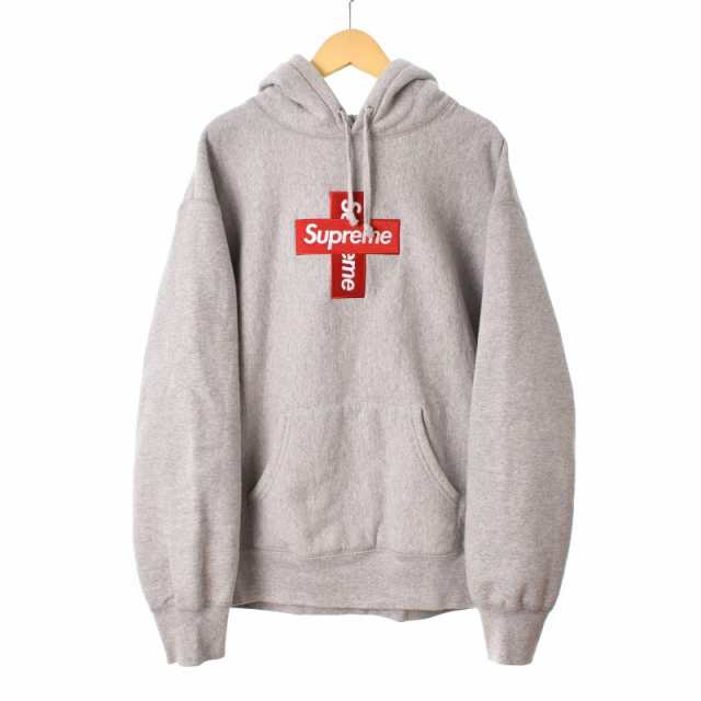 中古】シュプリーム SUPREME 20AW Cross Box Logo Hooded Sweatshirt ...
