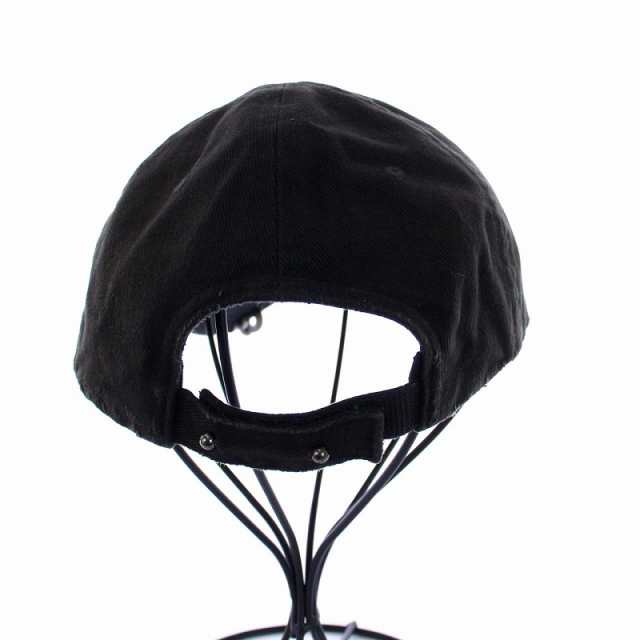 【中古】バレンシアガ BALENCIAGA 23SS Heavy Piercing Cap ヘビーピアスキャップ 帽子 ヴィンテージ加工 L 59cm  黒｜au PAY マーケット