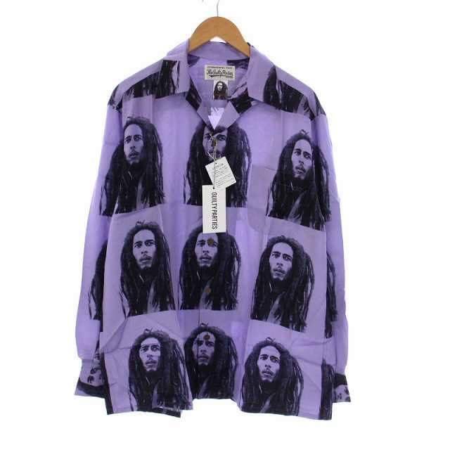 中古】未使用品 ワコマリア BOB MARLEY HAWAIIAN SHIRT L/S ( TYPE-2 ...