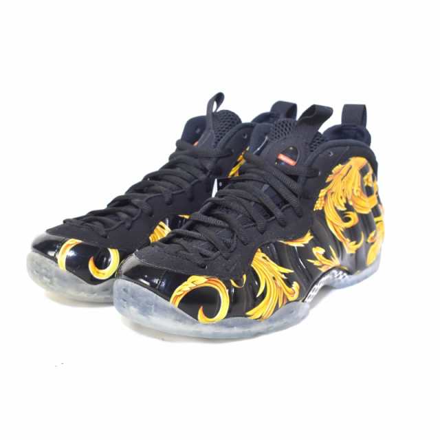 中古】未使用品 ナイキ NIKE ×Supreme 14SS Air Foamposite One Black ...