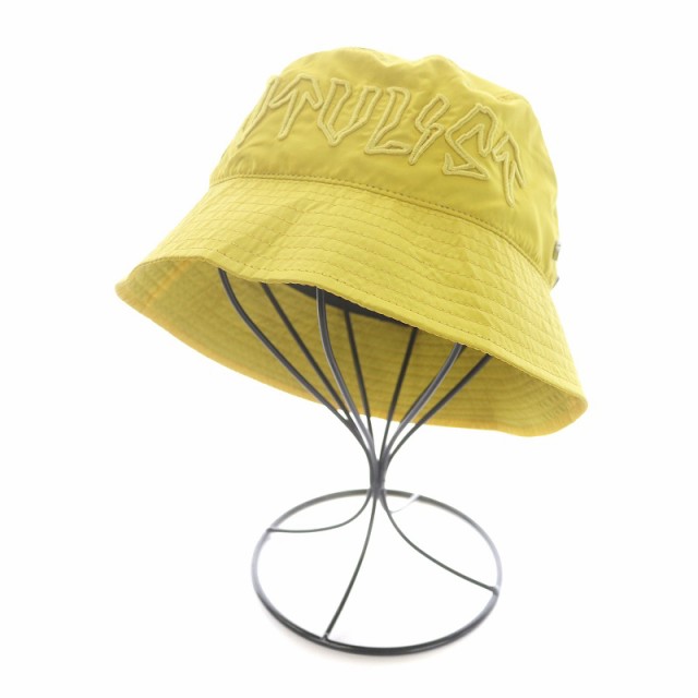 中古】CVTVLIST STROKED EMBROIDERY BUCKET HAT バケットハット 帽子