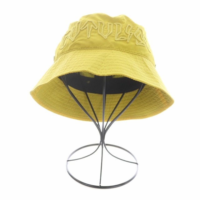 中古】CVTVLIST STROKED EMBROIDERY BUCKET HAT バケットハット 帽子