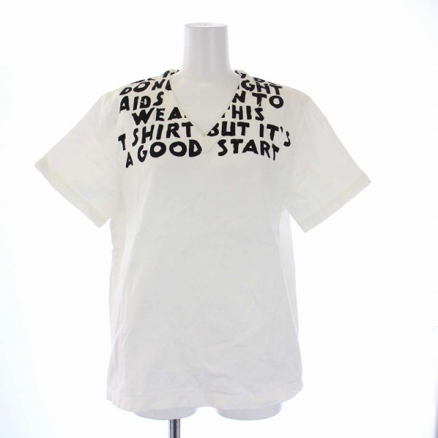 メゾンマルジェラ MM6 Maison Margiela 21SS エイズT Vネック Tシャツ