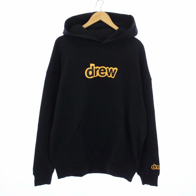 【中古】未使用品 drew house secret hoodie Black プルオーバーパーカー スウェット 長袖 L 黒 DH-VF31125-SCBKの通販は