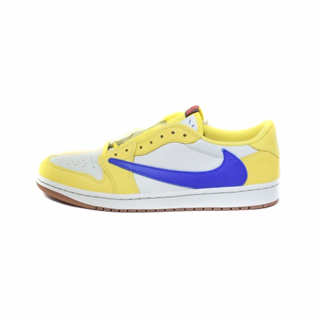 【中古】未使用品 NIKE Travis Scott WMNS Air Jordan 1 Retro Low OG Canary エアジョーダン1 レトロ DZ4137-700