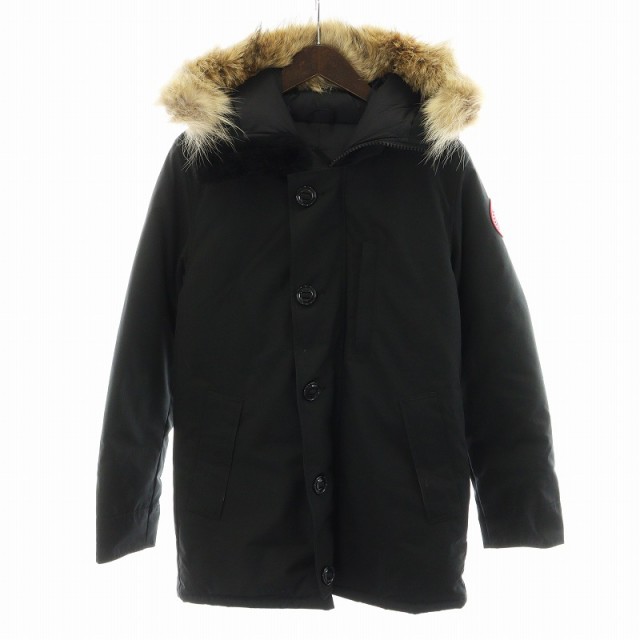 【中古】カナダグース CANADA GOOSE JASPER PARKA ジャスパー パーカー ダウンジャケット S 黒 3438JM