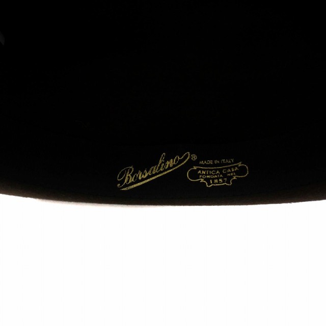 【中古】ボルサリーノ Borsalino MARENGO/SHORT BRIM マレンゴハット フェルトハット 59cm 茶 ブラウン 490029-0029