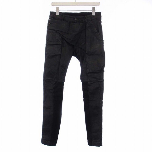 【中古】Rick Owens DRKSHDW Memphis Patched Coated Jean コーテッドジーンズ デニムパンツ W29 黒 DU18S3356-SBW