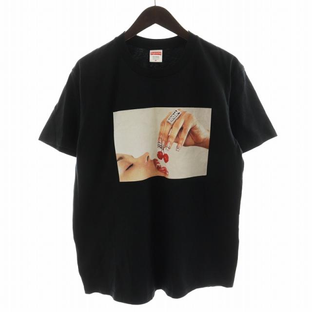 【中古】シュプリーム SUPREME 20SS Cherries Tee Tシャツ カットソー 半袖 プリント M 黒 ブラック /AN16 メンズの通販は 6,800円