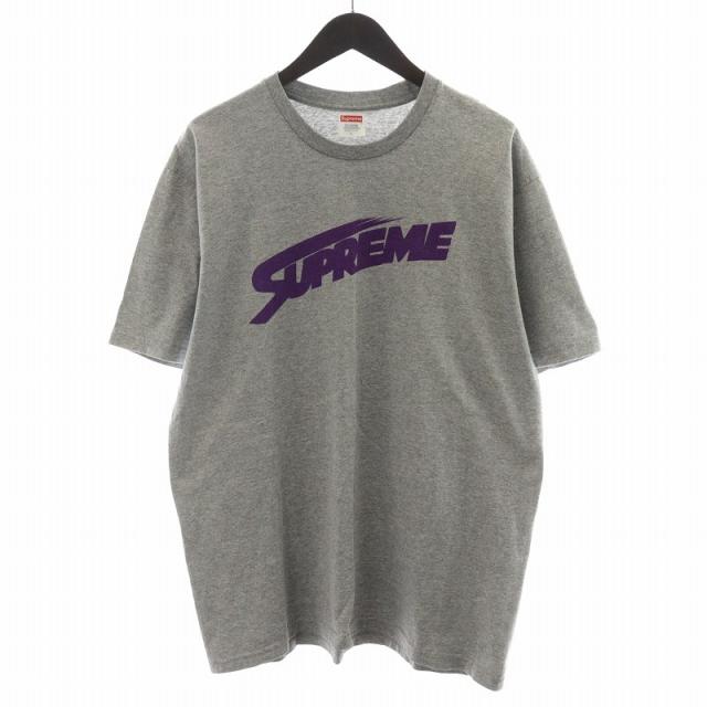 【中古】シュプリーム SUPREME Mont Blanc Tee モンブラン Tシャツ カットソー 半袖 ロゴ L グレー 紫の通販は 6,800円