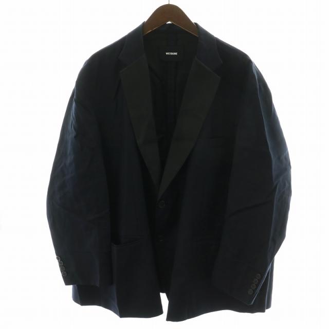 【中古】ウェルダン WE11DONE テーラードジャケット シングル 2B S 紺 ネイビー /AN4 メンズの通販は 14,616円