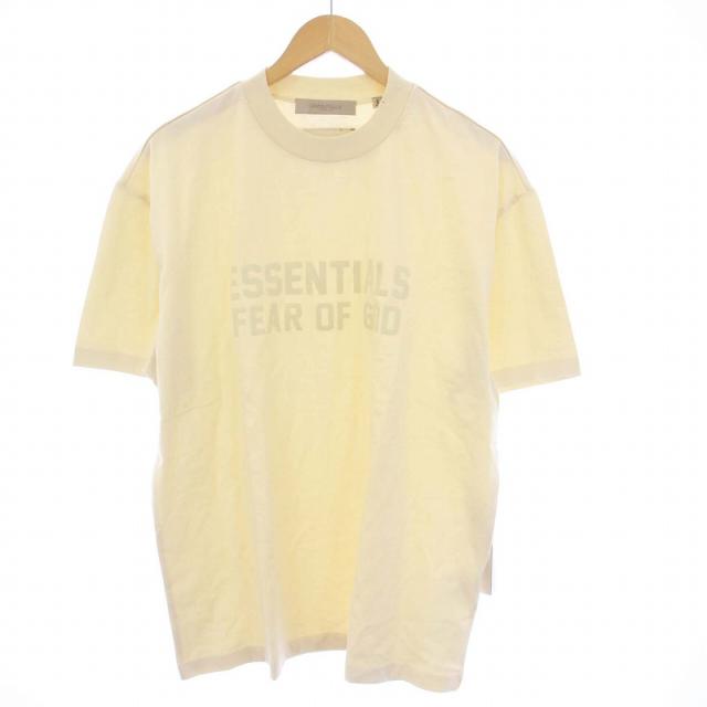 【中古】未使用品 FOG ESSENTIALS FEAR OF GOD Essential TEE Garden Yellow Tシャツ カットソー 半袖 ロゴ Sの通販は 7,700円