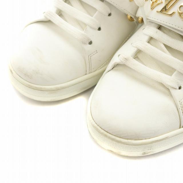 ルイヴィトン モノグラムフロントロー・ライン スニーカー 白