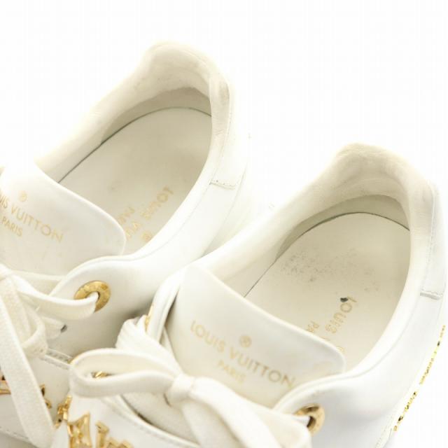 ルイヴィトン モノグラムフロントロー・ライン スニーカー 白