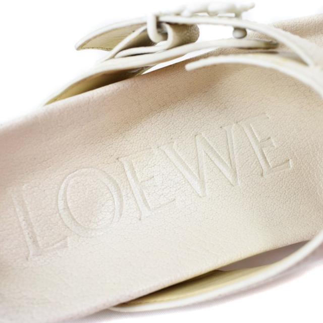 中古】ロエベ LOEWE アナグラム トングサンダル シューズ 36