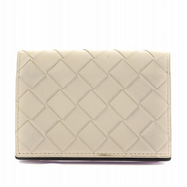 BOTTEGA VENETA 名刺入れ ホワイト ボッテガヴェネタ BOTTEGA VENETA イントレチャート 名刺入れ
