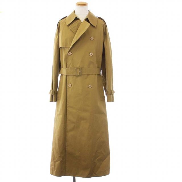 【中古】ヴェトモン VETEMENT トレンチ コート アウター ロング ダブル M ベージュ /KH ☆AA★ メンズ