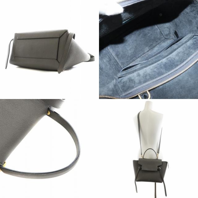 CELINE ベルトバッグ　マイクロ　グレー セリーヌ ベルトバッグ CELINE マイクロ グレー セリーヌ ベルト