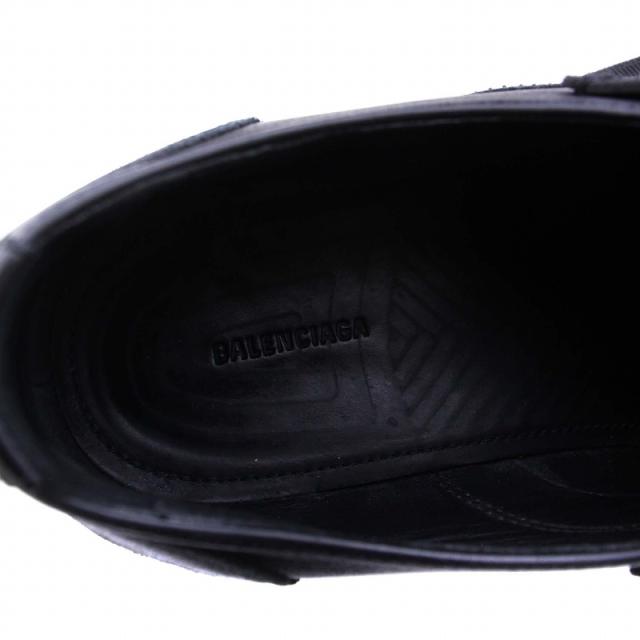 【中古】バレンシアガ BALENCIAGA Tractor Loafer トラクターローファー レザー 40 26.5cm 黒 ブラック メンズ